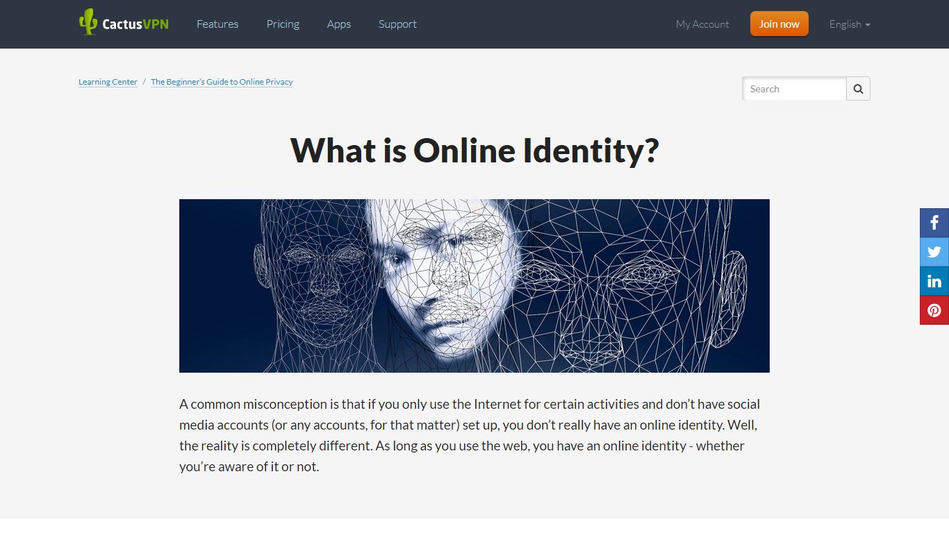 What Is Online Identity & How Do You Protect It? | CactusVPN